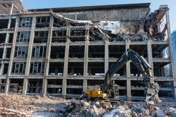 Commercial Building Demolition in Hudson