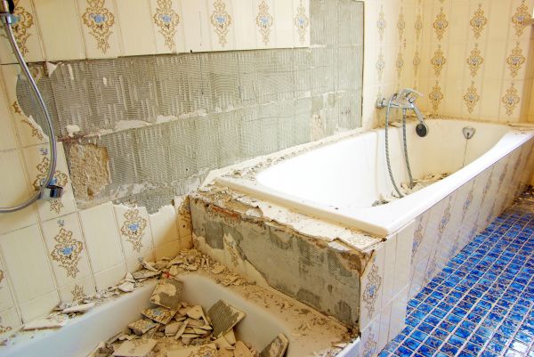Shower Demolition in Hudson
