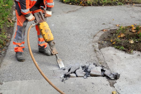 Sidewalk Demolition in Hudson