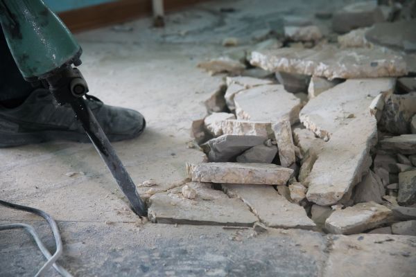 Concrete Floor Removal in Hudson